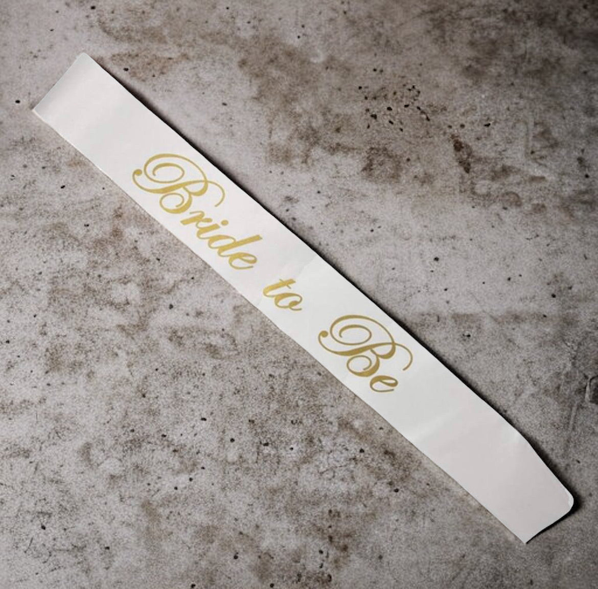 Bride to be sash