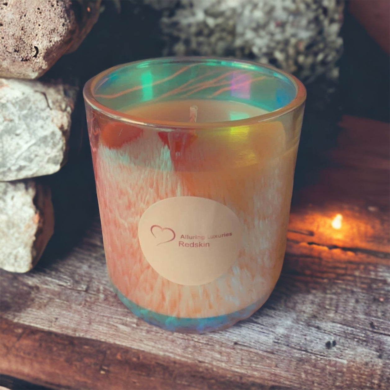 400ml Cambridge hologram candle