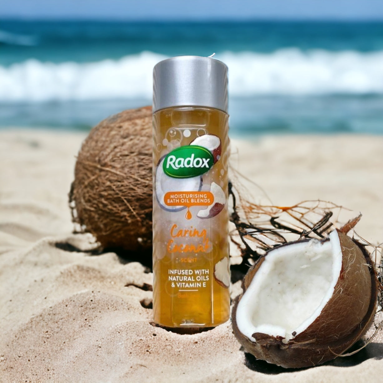 Radox caring coconut bath oil