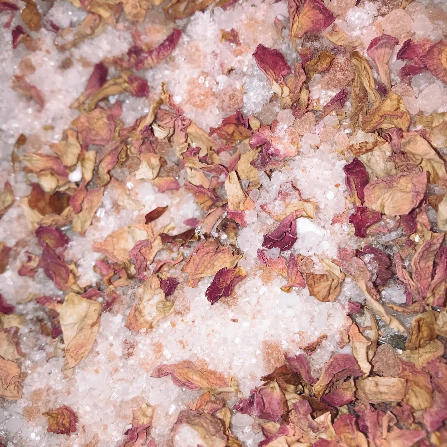 100g rose & bergamot bath soak